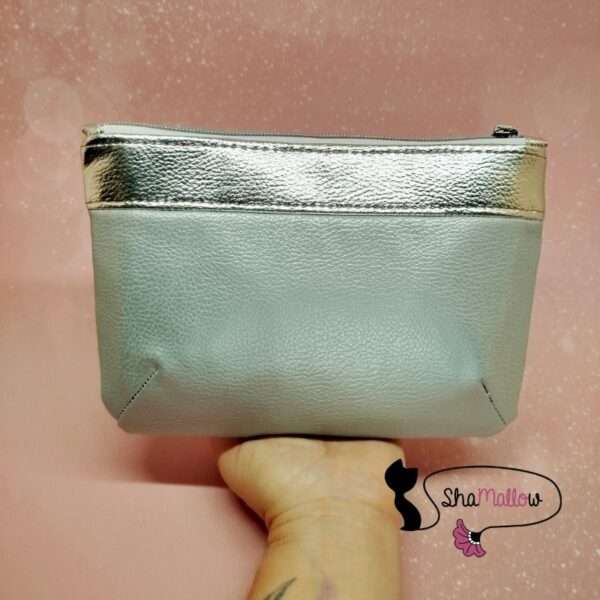 Pochette Okala argent chic & paillettes – Image 3