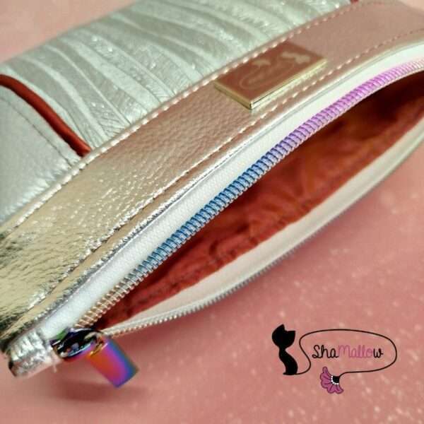 Pochette Okala argent chic & paillettes – Image 2